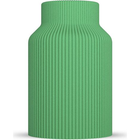 Vase Rabella - Vase décoratif moderne pour herbe de la pampa et fleurs séchées - Style scandinave pour salon - Objet design 3D en plastique (PLA) - Léger et incassable (1/5)
