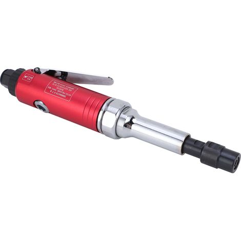 Meuleuse droite à air 20000tr/min, corps en alliage d'aluminium, pince 3mm/6mm, outil de ponçage pneumatique, style européen (1/5)