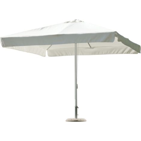 Ombrellone Quadrato 3X3 Fusto Bianco Poliestere Ecru' Moia (1/2)