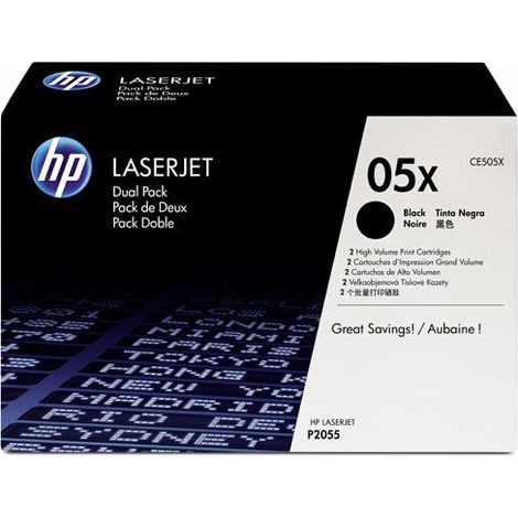 Toner Hp 2 Pz. nero CE505X 2055D [CE505XD] (1/5)