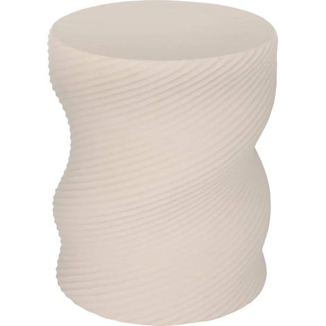 Table d'Appoint Totem "Saddle" 40cm Sable (1/4)