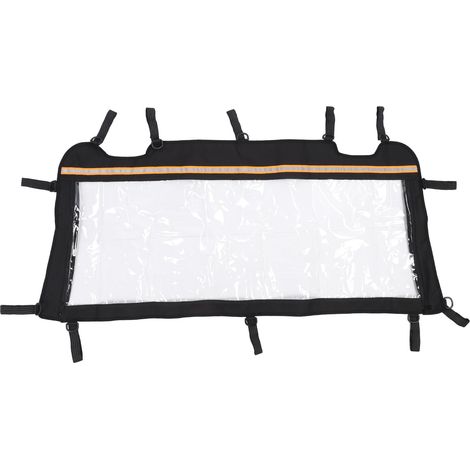 Eosnow Weiche hintere Windschutzscheibe, Oxford-PVC-Windschutzscheibe, wasserdicht, Heckscheibe, Ersatz für Polaris RZR XP 4 1000 2014–2023
