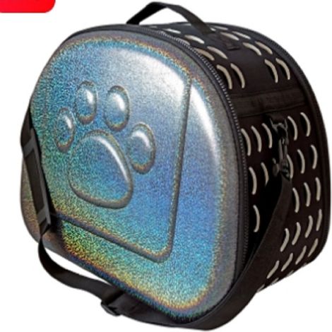 1 sac à dos pour animaux de compagnie, respirant et transparent en maille PVC, avec sangles de poitrine, tapis amovible, pour chats et petits chiens (1/4)