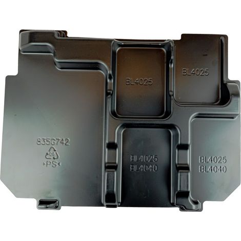 Makita 40v XGT MAKPAC Inlay Type 1 Case BL4020 BL4020 BL4050 BL4025 DC40RA (1/2)