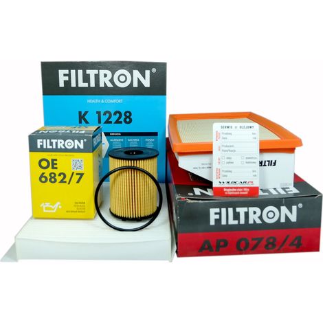 3 x Filtron Filtron Opel Combo D 1.3 CDTI Euro 6 14- (1/4)