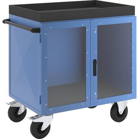 eurokraft pro, Armoire roulante KOMPAKT, 3 panneaux en tôle