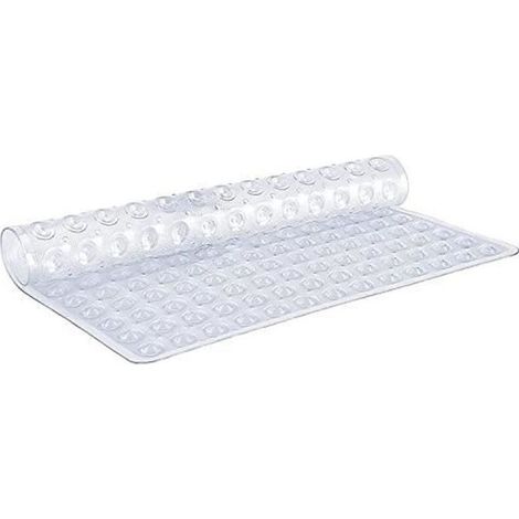 TranquilBeauty Tapis de Douche Anti-dérapant 53x53cm, Anti-moisissure, Lavable, Sécurité Enfants et Personnes âgées, Claire