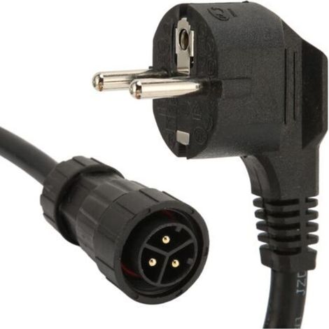 Gugxiom Solarkabel EU 220 V AC, Solarkabel 3 x 1,5 mm², 3 m langes Photovoltaikkabel für Mikro-WVC-WVC 600 700 1200 1400 1600, verwendet in den Onduleurs für elektrische Zentralen (1/5)