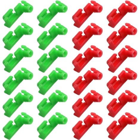 24 Pièces Clips Tige Serrure Porte, Clips Fixation Pour Barre Verrouillage Portière Voiture, Attaches Latérales Des Tiges Verrouillage Des Portes Mixtes Voiture, Clip Poignée Hayon Pour Voitures (1/5)