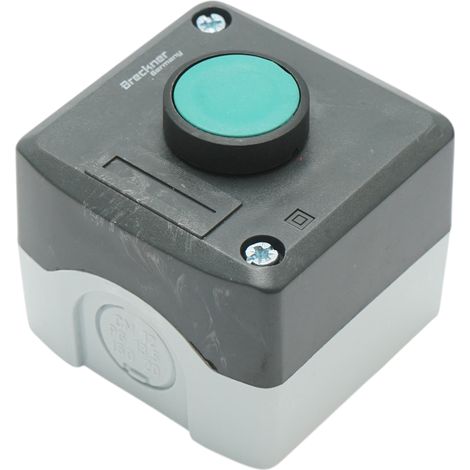 Alloggiamento del pulsante di controllo START verde con ritorno 1NO Breckner Germany (1/4)