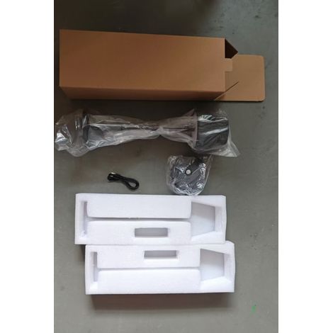 lampe de bureau-Lampe de bureau rechargeable métallique RGB avec lumière d'ambiance – lumière neutre/blanche/chaude – incl. base de charge et batterie 4000 mAh – pour bureau et intérieur (1/3)