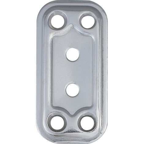PIASTRA 748/IN DIRITTA INOX 30X60 MM- ALDEGHI LUIGI SPA- 5,0 pz