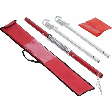 Dunnet Tools 2ton Tonne Tow Bar With Spring Dampener Heavy Duty Steel Tow Pole For Car Towing Tool With Bag 2000kg Tow Bar Car Van Emergency Sotrage Bag (1/5)