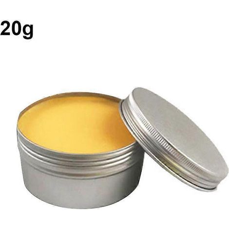 Boîte en aluminium 20 g de pâte de cire d'abeille, huile de cire pour bois, pâte de cire pour parquet, cire de polissage, pâte de cire pour parquet, boîte en aluminium 20 g (1/4)