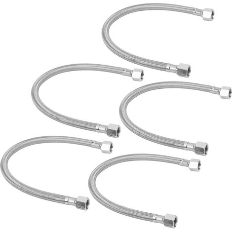 5 pièces Tuyau de compresseur d'air avec élément de frein silencieux sans huile, chanfrein 3/4‑16, 42 cm