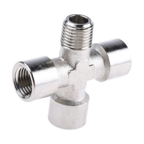 Adaptateur fileté croisé Legris vers G 1/4 Femelle R 1/4 Mâle ( Prix pour Paquet de 2 )