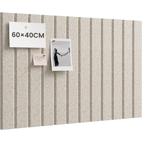 Cork Board 60 x 40 cm Self-Adhesive Cork Wall Board Camel (1/5)