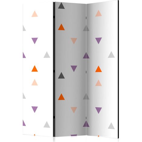 Paravent 3 Volets "Triangles Rain" 135x172cm (1/2)