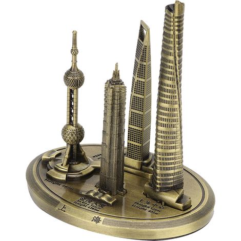 Maquette de la Tour Perle de l'Orient, Centre financier mondial, Collection Shanghai (n° 1) (1/5)