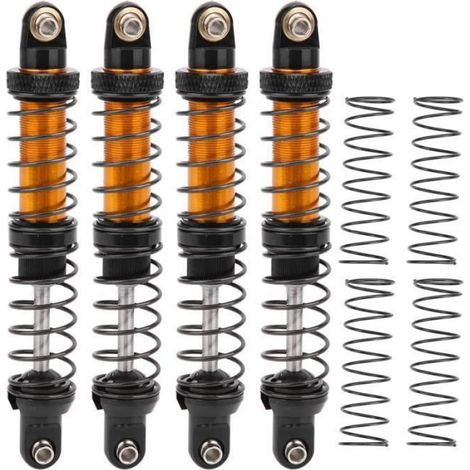 Qiilu amortisseur de jambe de force Amortisseur de jambes de force de suspension dhuile adapté pour accessoire de modèle de (1/4)