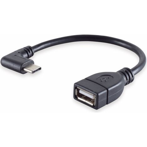 Adaptateur USB-C vers USB-A S-IMPULS, USB 2.0, 90°, OTG
