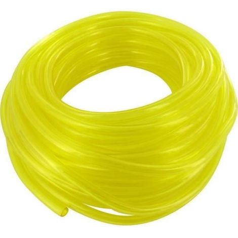 Durite Carburant - Translucide Jaune - Diamètre Intérieur 5 mm - Diamètre Extérieur 8 mm - Longueur 15 m (1/2)