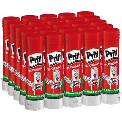 bâton de colle 'pritt' 11 g - paquet de 25 pièces
