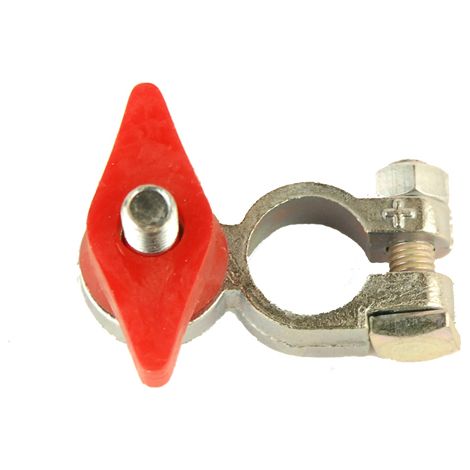 Cosse robinet de batterie rouge positive