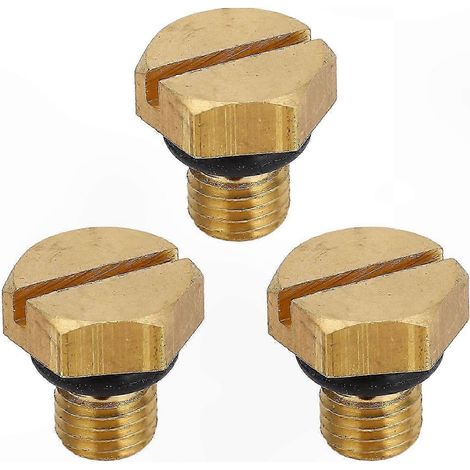 3x Vis de Vidange de Cuve de Carburateur avec Joint Torique pour Moteurs Hors-Bord 2T 40-90 CV (1/5)