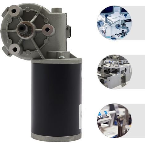 60W DC-Getriebemotor Elektrischer Motor D63R-1260-220R 12V 220RPM 63mm/2.48 Zoll