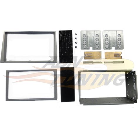 Kit integration 2DIN compatible avec Opel Zafira 05-11 - Argent - RAF1914DPRO