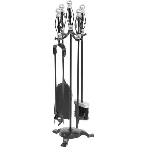 Kaminbesteck Homefire FT23SB, 5-teilig, vernickelt, 66 cm (1/4)