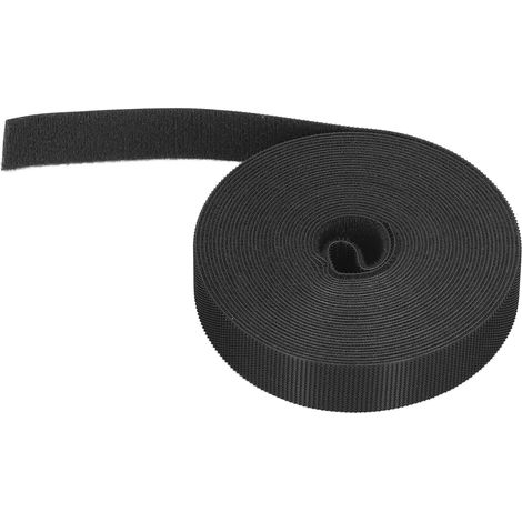 Attaches câbles réutilisables en nylon avec Velcro pour gestion des fils - 5 mètres / 16.4 pieds