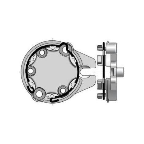 Support pour store LT50/LT60 - pion 12 x 9 somfy (1/2)