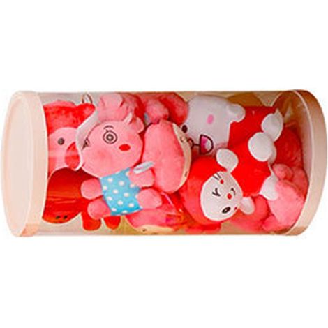 Panier de rangement transparent pour peluches, grande capacité, en PVC, cylindrique, 32 x 50 cm. (1/5)