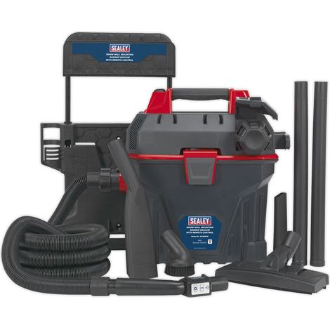 Sealey GV180WM Wall Mounting Garage Vacuum with Remote Control 1500W (1/5)