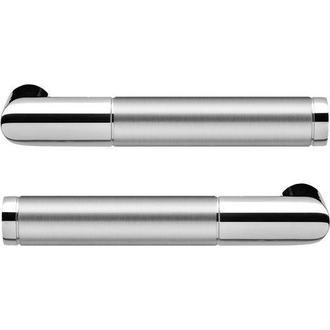 KARCHER DESIGN ER34 0DS Griffpaar Rio Steel ohne Griffrosette, inkl. Stift in Edelstahl poliert / matt, Edelstahl