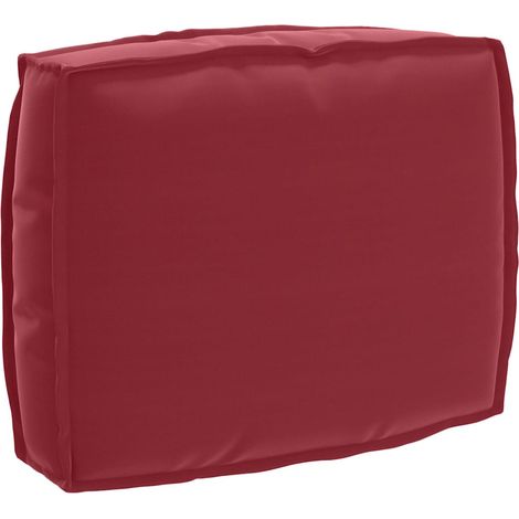 Kissen Weinrot 50 x 40 x 12 cm Oxford-Stoff