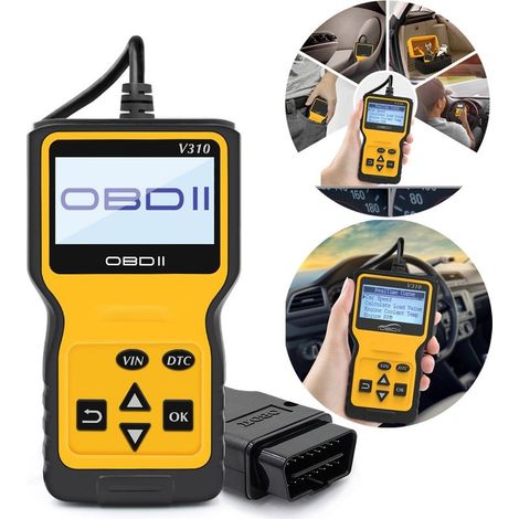Universal OBD2 Scanner – Engine Diagnostics for all OBD II Vehicles since 1996 – Reads and Clears Codes – Automotive Diagnostic Tool - MP69033 (1/5)