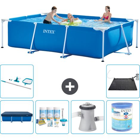 Intex Piscine Tubulaire Rectangulaire - 300x200x75 cm - 7-pièces S30156 (1/5)