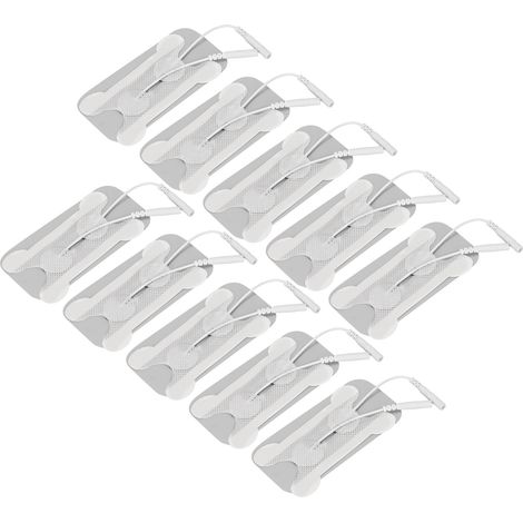 10 électrodes adhésives réutilisables pour TENS - Patchs de thérapie électrique doux et autocollants (1/5)