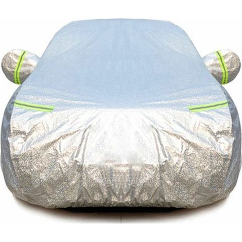 Ikodm – Bâche pour voiture SUV étanche – Protection anti-grelots et UV – Dimensions 530 × 190 × 150 cm – Fermeture éclair et bandes réfléchissantes (1/5)