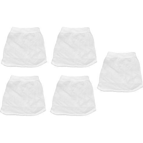 5 Filtersocken für Poolskimmer, Gummibänder, Ersatzvorfilter für Pool und Spa (1/5)