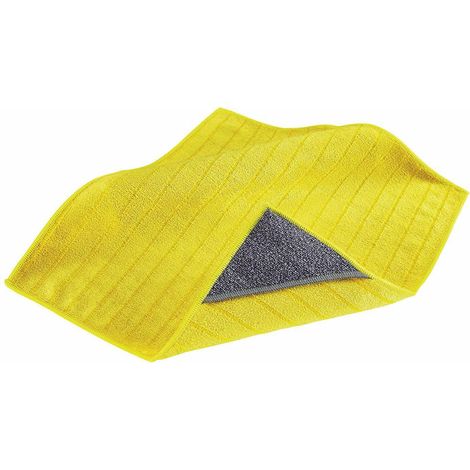 Panno Pulizie Microfibra Corner Scrub con Angolo Abrasivo Cucina Sporco Leifheit (1/5)