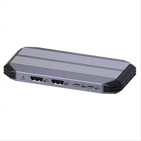 4K-60Hz-Videoaufnahmekarte für Streaming und Gaming, HDR 4K 60 FPS, VRR-Passthrough, 100W PD-Netzteil für Switch/4-Kamera (1/5)
