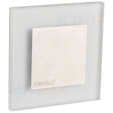 Luminaire LED escalier - Encastré mural - Acier inoxydable - Blanc chaud 3000K (1/6)