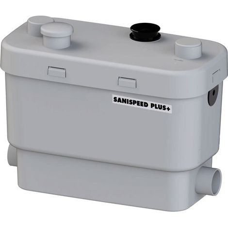 SFA - Pompa di Sollevamento Sanispeed+ - 4 ingressi - Portata Elevata - Interblocco Basso - Silenzioso (42 dB) - Compatibile Addolcitore d'Acqua - 36,7 x 32 x 18,8 cm - 400W - Made in France (1/10)