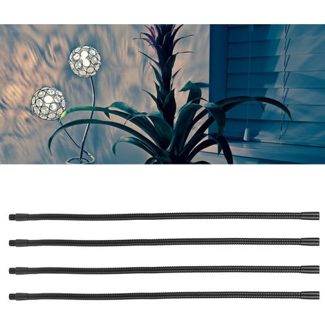 Lampe de bureau LED à col de cygne, tuyau flexible de 40 cm, accessoires d'éclairage, tuyau flexible LED, tube métallique (1/5)