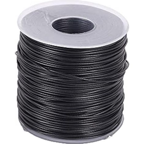 1mm 7x7 Câble en Acier Inoxydable, 100m Câble Métallique en Acier Enduit Fil de Suspension en Acier pour la Décoration Intérieure Extérieure Suspendue (Couleur de la Bobine Aléatoire) (1/5)