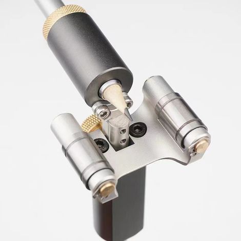 Trusquin à double usage (lignes droites et courbes) en alliage d'aluminium et acier inoxydable – Réglable (0–120 mm) (1/4)